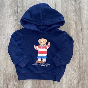 Ralph Lauren Polo Bear Hoodie -  Navy